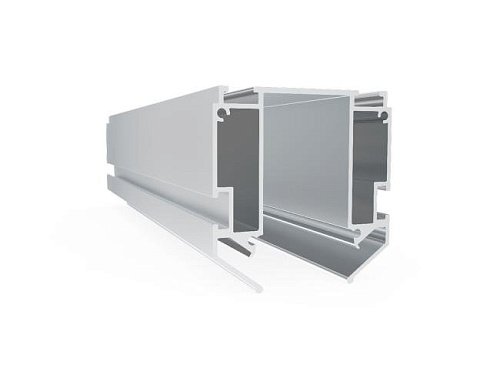 00-00021072 Профиль-держатель SY-LINK-20S1-2,5-SL для установки магнитного трека в натяжной потолок,серебро, 2,5