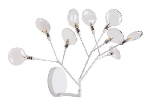 EVITA AP9 WHITE/TRANSPARENT Настенное бра Crystal Lux Evita EVITA AP9 WHITE/TRANSPARENT