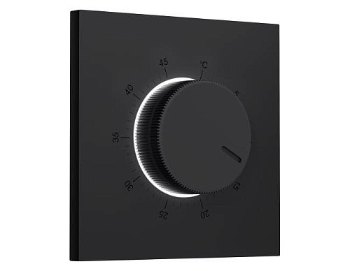 SP9857 Лицевая панель SIGMA (Черный Мягкое касание) для терморегулятора теплого пола QUANT PRO
