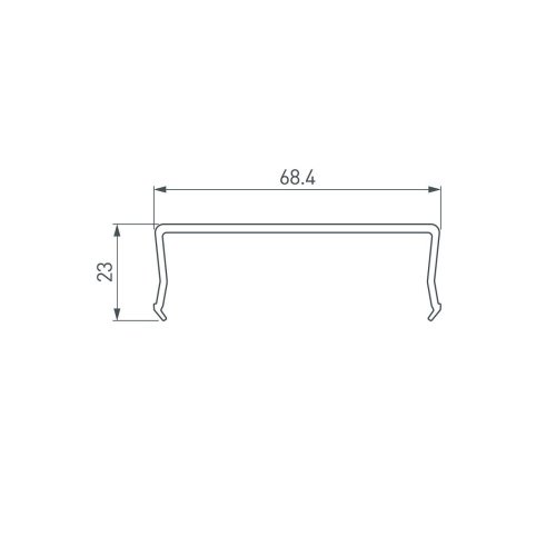 Экран для профиля Arlight Sl-Line 019312(1)