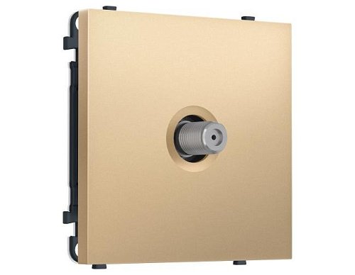 MS893050 MS893050 Комплект механизма TV розетки SAT SIGMA Золото Мягкое касание 5-2400MHz 3.5dB QUANT PRO (SP8930, PR215)
