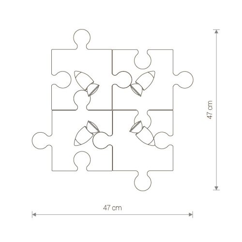 Светильник спот Nowodvorski Puzzle 6382