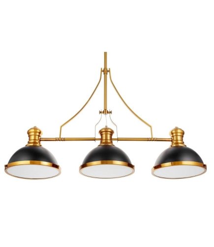 Потолочная люстра Lumina Deco ETTORE LDP 710-3 BK+MD