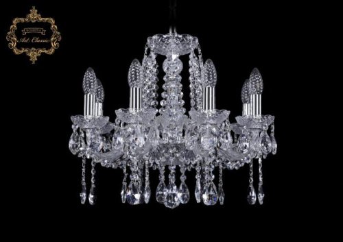 11.12.8.165.Cr.Sp Подвесная хрустальная люстра 11.12 Art Classic 11.12.8.165.Cr.Sp