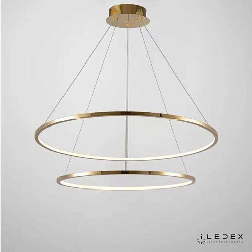 10112P/2-39W-3000K (6/4) BR Подвесная люстра ILedex Axis 10112P/2-39W-3000K (6/4) BR