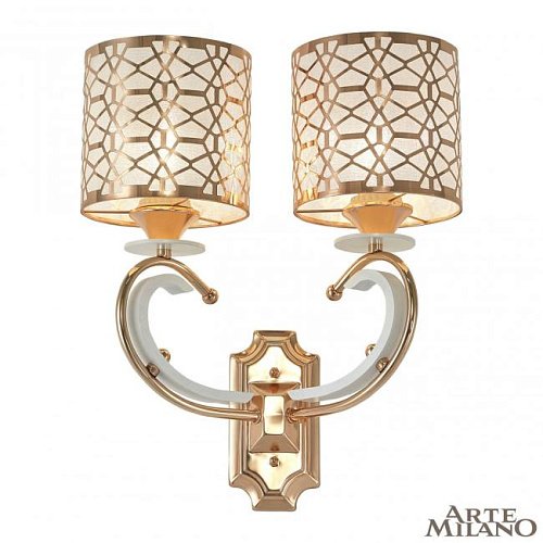301237/2W Wh/Gd Настенное бра Arte Milano Florentia-1237 301237/2W Wh/Gd