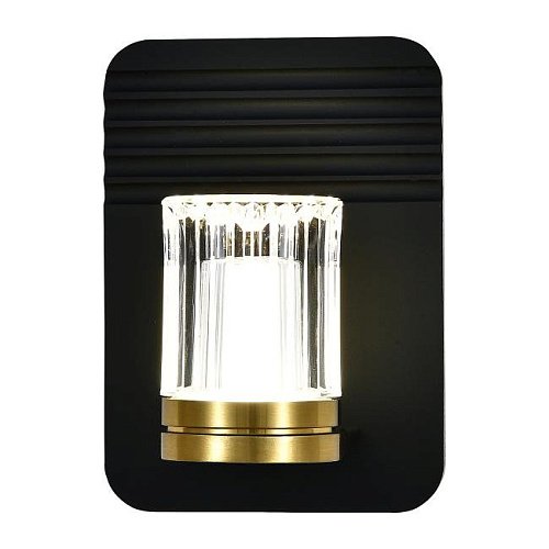 V000200L Настенный светильник Indigo Rilievo V000200L 14032/A/1W Black