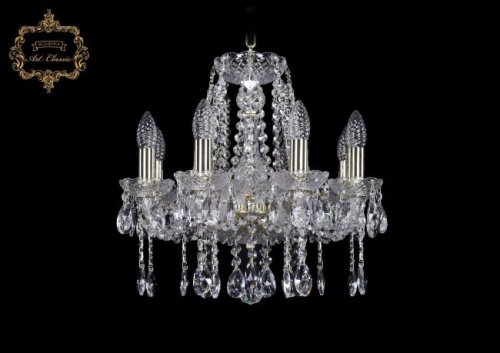 11.12.8.141.Gd.Sp Подвесная хрустальная люстра 11.12 Art Classic 11.12.8.141.Gd.Sp