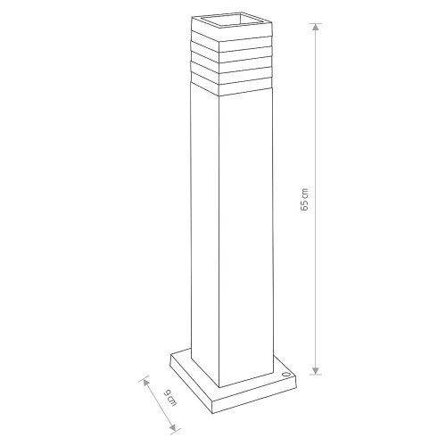 Уличный наземный светильник Nowodvorski Oir 9158
