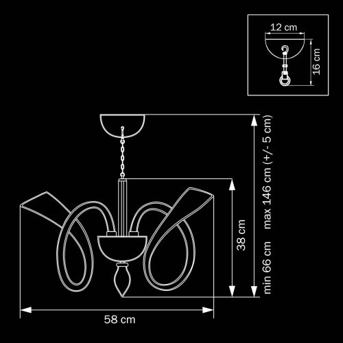 892087 Подвесная люстра Lightstar Stella 892087