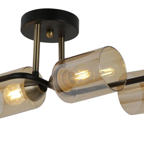 IL8148-6COU-79 BK BR Bice Потолочная люстра ILLUMICO IL8148-6COU-79 BK BR Bice