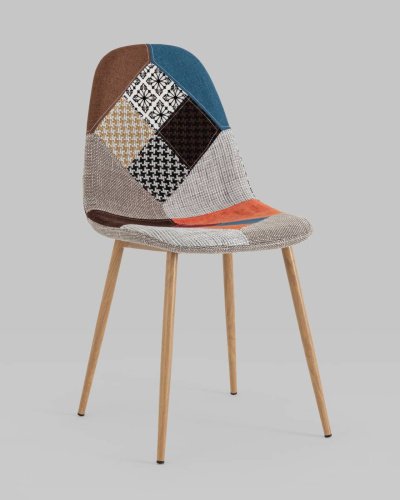 OS-001P-V patchwork DUAL Обеденный стул Stool Group OS-001P-V patchwork DUAL