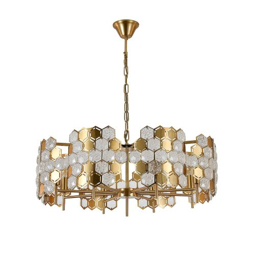 Подвесная люстра Indigo Delizia V000572 12047/8P Brass