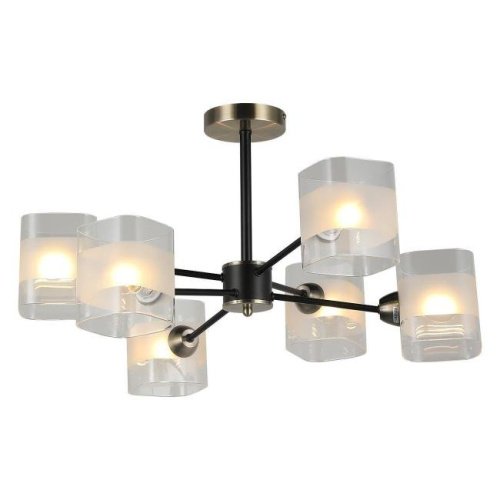 MD.51742-6-S-BK+AB Потолочная люстра IMEX MD.51742-6-S-BK+AB