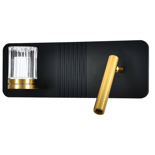 Настенный светильник Indigo Rilievo V000202L 14032/2W Black