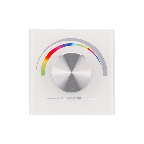 Встраиваемая в стену поворотная белая панель для с/д RGB-лент Arlight 019573