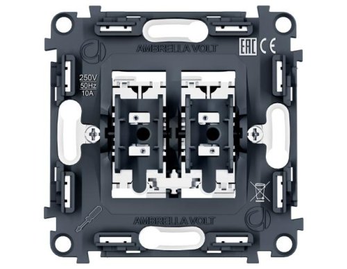 PR129 PR129 Механизм 2-клавишного выключателя с самовозвратом 10A-250V QUANT PRO