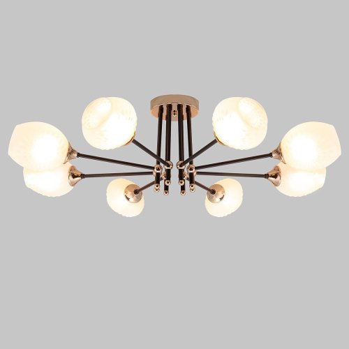 Потолочная люстра IMEX MD.4144-8-S-BK+FGD