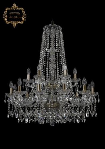 11.25.12+6.300.2d.h-93.Br.Sp Подвесная хрустальная люстра 11.25 Art Classic 11.25.12+6.300.2d.h-93.Br.Sp
