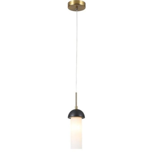 Светильник подвесной Gerhort G31355 G31355/1BRS BK WT
