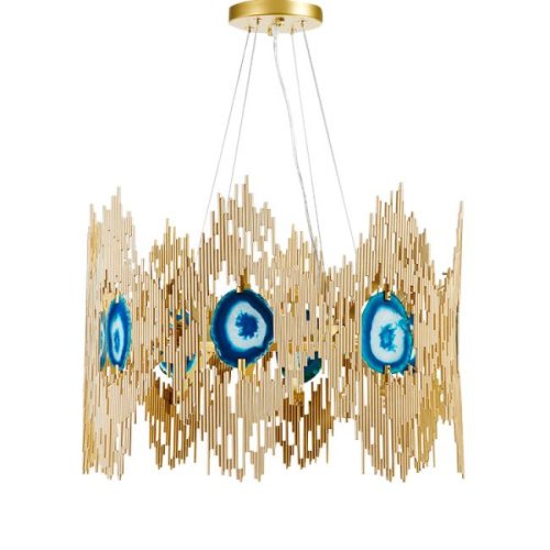 Подвесная люстра Delight Collection Boho 9275P-6 gold