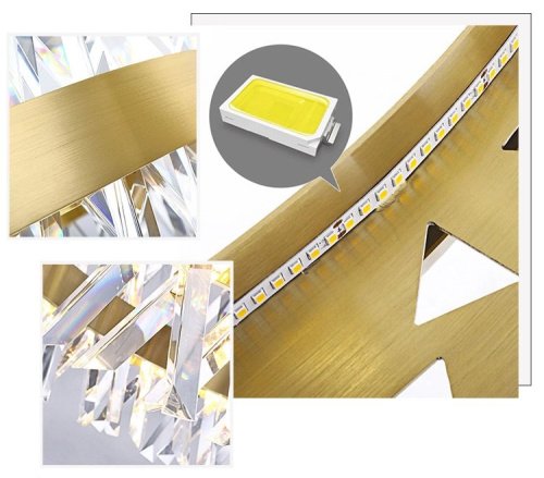 9967P/R/D800 gold Подвесная люстра Delight Collection Akasha II 9967P/R/D800 gold