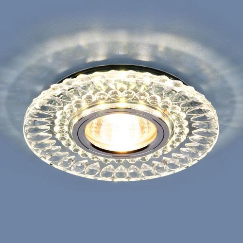 2197 MR16 CL/SL прозрачный/серебро Встраиваемый светильник Elektrostandard 2197 2197 MR16 CL/SL прозрачный/серебро