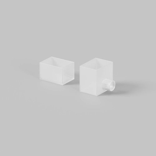 Заглушки для гибкого неона 17x12 мм 2 шт. (выход боковой) Maytoni Изгиб поперек оптической оси 432006