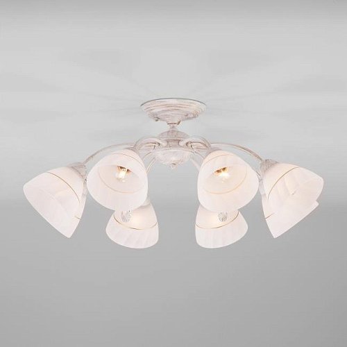 Потолочная люстра Eurosvet Camilla 30156/8 белый с золотом