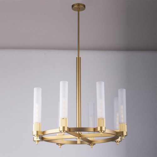 MD2314-8A antique brass Люстра на штанге Delight Collection MD2314 MD2314-8A antique brass