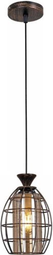 Подвесной светильник 03525-0.4-01 BK+GD