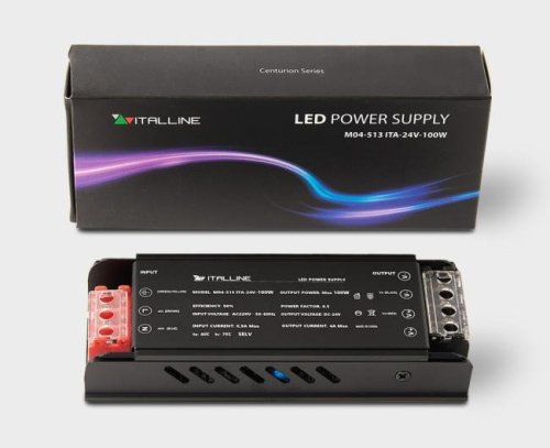M04-513 ITA-24V-100W Блок питания к светодиодным лентам M04-509/510/511/512 Italline M04-513 ITA-24V-100W