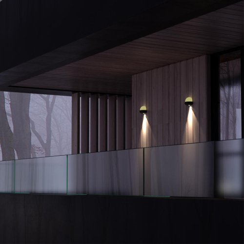 Уличный настенный светильник Novotech Calle 358566