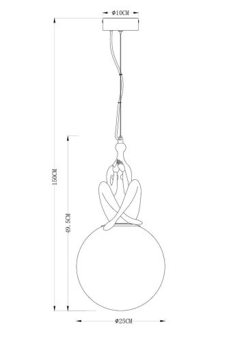 Светильник подвесной Divinare Eleganza 1042/06 SP-10