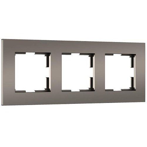 Рамка Werkel Slab бронза софт W0032963/ Рамка на 3 поста Slab (бронза софт)