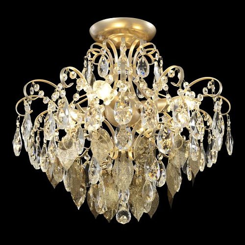 ESMIRALDA PL4 GOLD Потолочная люстра Crystal Lux Esmiralda ESMIRALDA PL4 GOLD