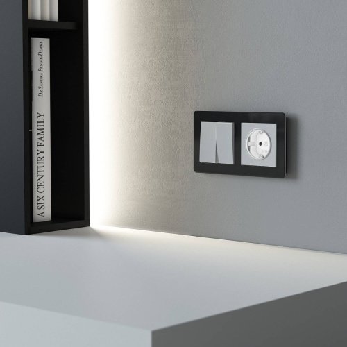 W1171461/ Розетка с подсветкой W (белый матовый) Розетка Werkel Встраиваемые механизмы белые матовые W1171461/ Розетка с подсветкой W (белый матовый)