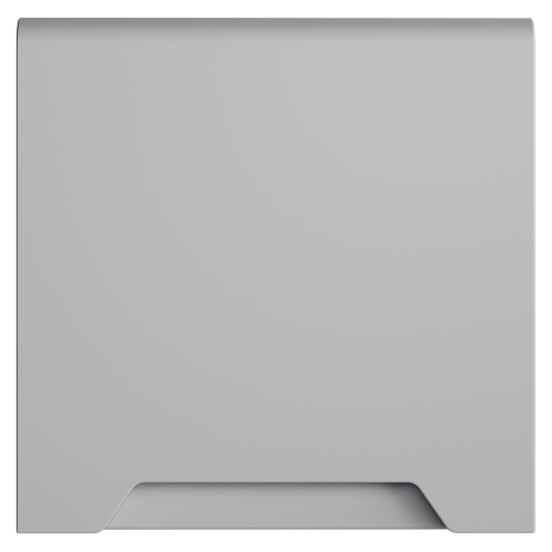 Накладка для розетки с заземлением, защитными шторками и крышкой, S70 (серый)