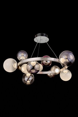 LE7723/810 Chrome Подвесная люстра LEON Molecule LE7723/810 Chrome