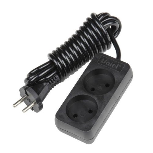 S-CD2-3 BLACK Удлинитель Uniel Standard S-CD2-3 BLACK