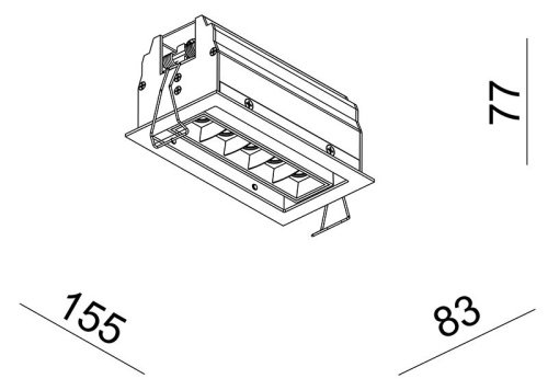 Встраиваемый светильник Deko-Light Ceti 565256