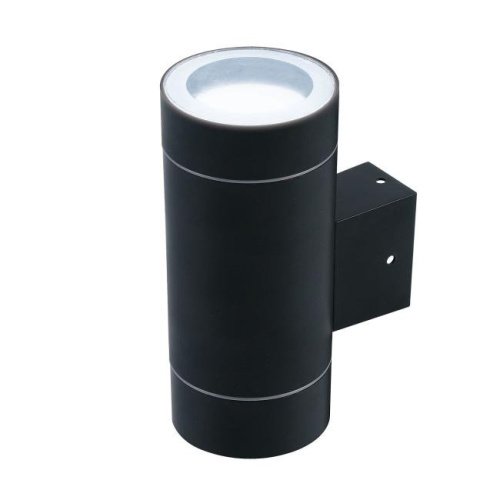 UUL-S92A 2х50W/GX53 IP65 BLACK Уличный настенный светильник Uniel UUL-S92A 2х50W/GX53 IP65 BLACK