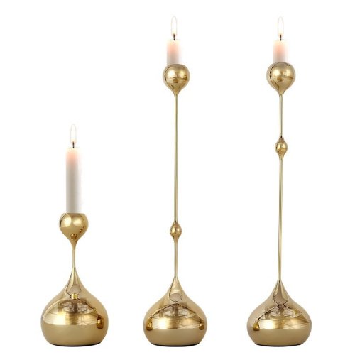 Подсвечник ArtHomeDecor DROP 6916 L Gold