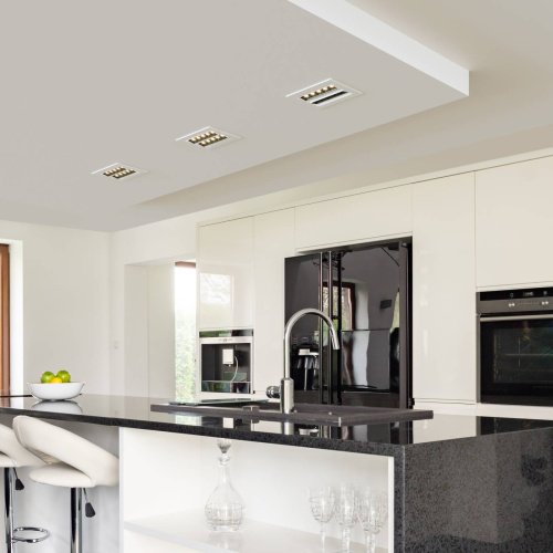 Встраиваемый светильник Elektrostandard 9921 & 9922 & 9923 LED 9923 LED 20W 4200K белый/черный