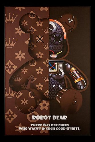 Картина настенная Teona Decor Robot Bear TD103