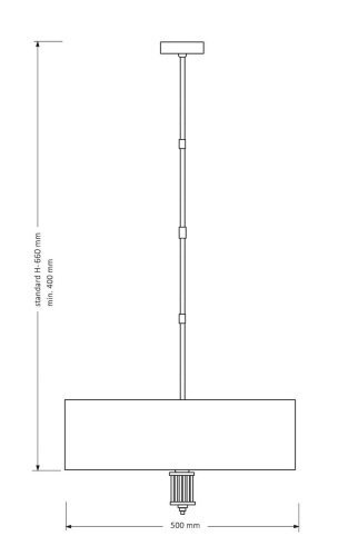 Люстра на штанге Kutek Seti SET-ZWD-4(Z)