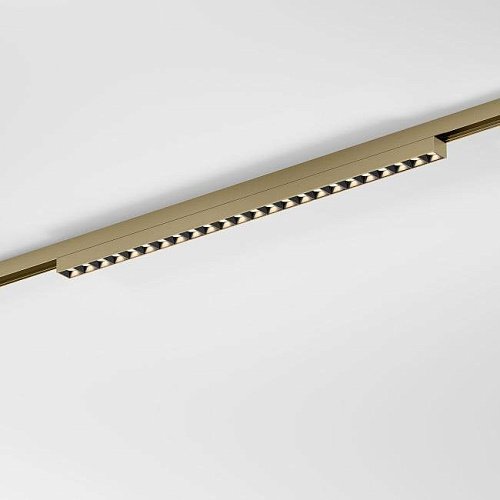 Brass Line Трековый светильник 20W 3000K (латунь) 85529/01 Трековый светильник Elektrostandard Line Magnetic Brass Line Трековый светильник 20W 3000K (латунь) 85529/01