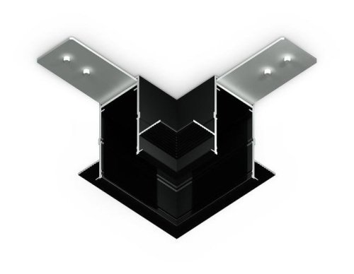 Коннектор угловой для встраиваемого шинопровода Ambrella Magnetic 220V GL1040