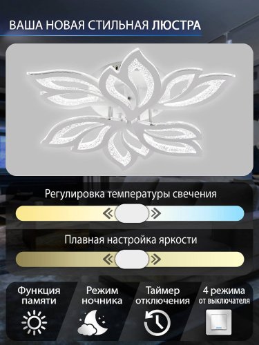 LED LAMPS 81424 Потолочная люстра Natali Kovaltseva LED LAMPS 81424