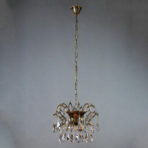 8888/3 CL PB Tear Drop Подвесная люстра Ambiente Alicante 8888/3 CL PB Tear Drop